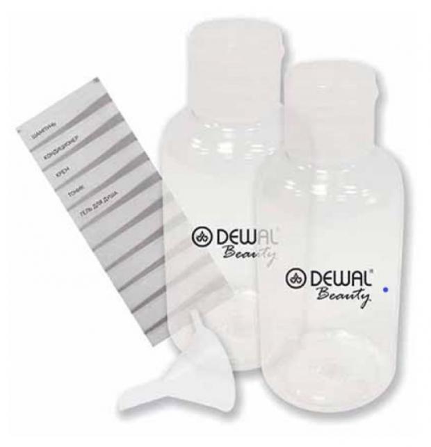 

Дорожный набор баночек для путешествий Dewal Beauty, 3 предмета