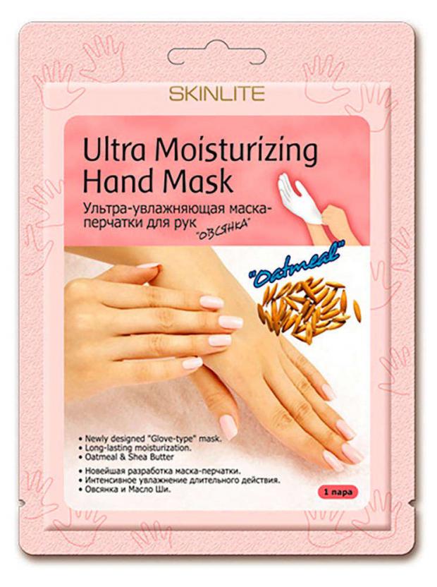 

Маска-перчатки для рук Skinlite Овсянка ультра увлажняющая
