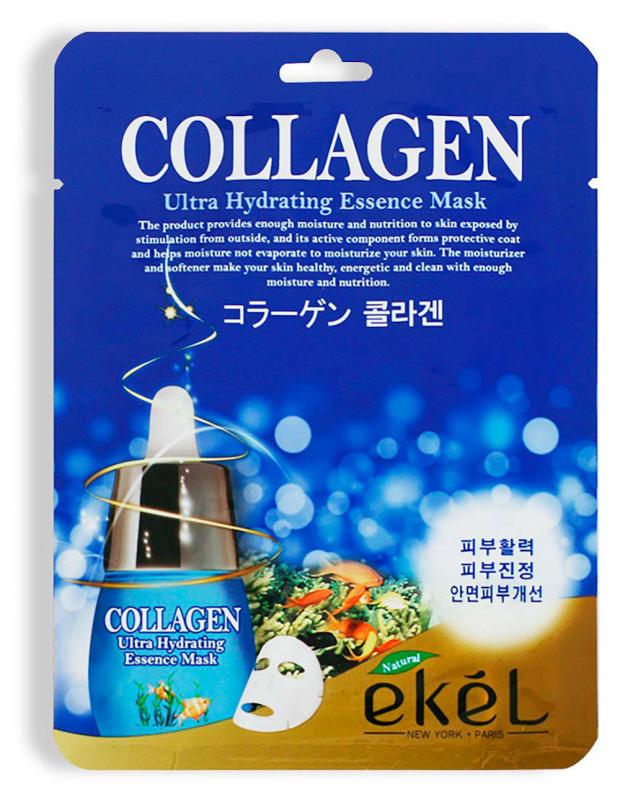 

Маска тканевая для лица Ekel Collagen с коллагеном, 25 мл