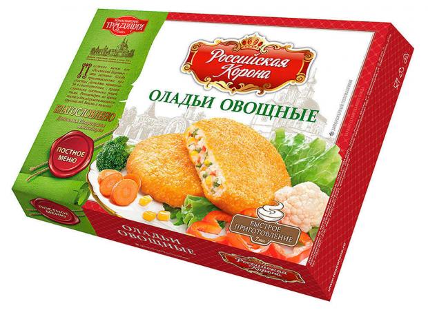 Оладьи овощные Российская Корона 260 г 93₽
