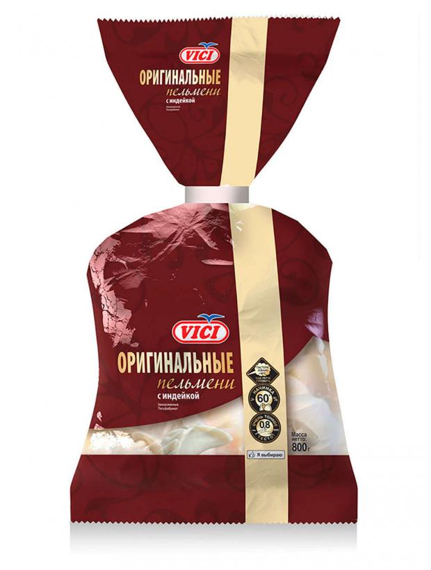 

Пельмени из индейки VICI Оригинальные, 800 г