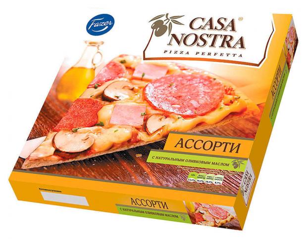 

Пицца Fazer Casa Nostra ассорти, 350 г