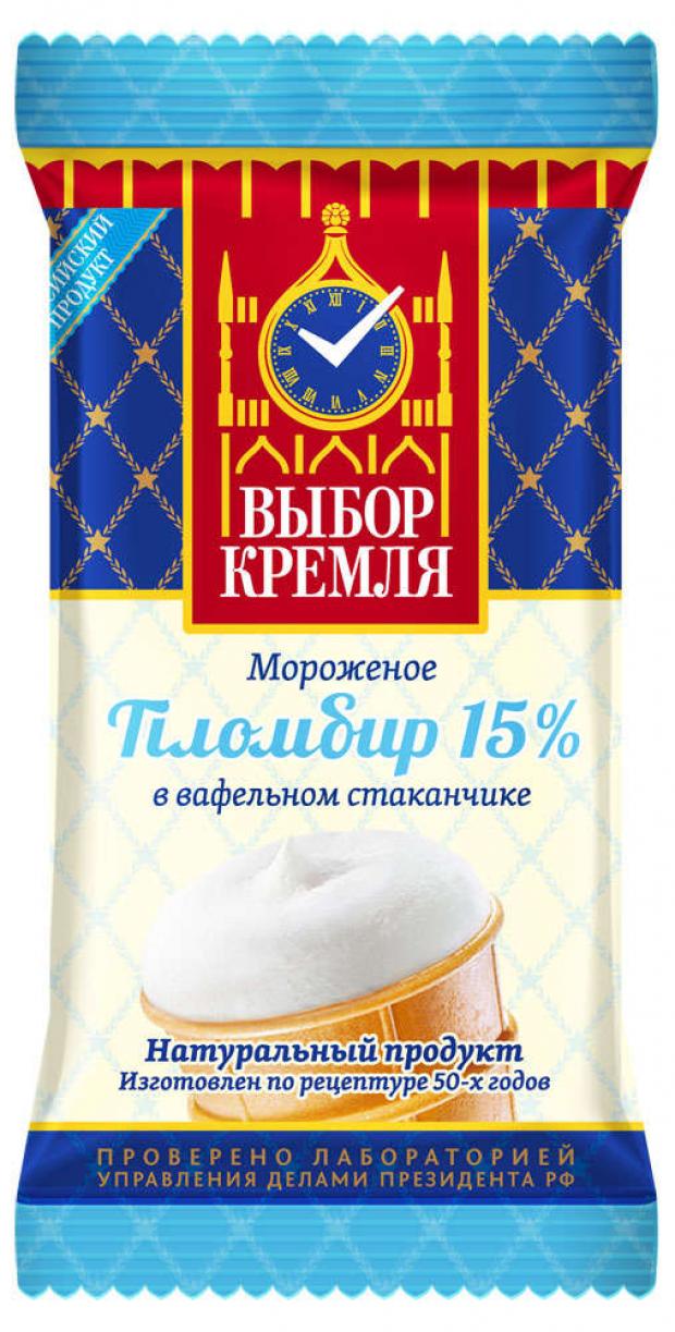 

Мороженое пломбир «ВЫБОР КРЕМЛЯ» в вафельном стакане, 70 г