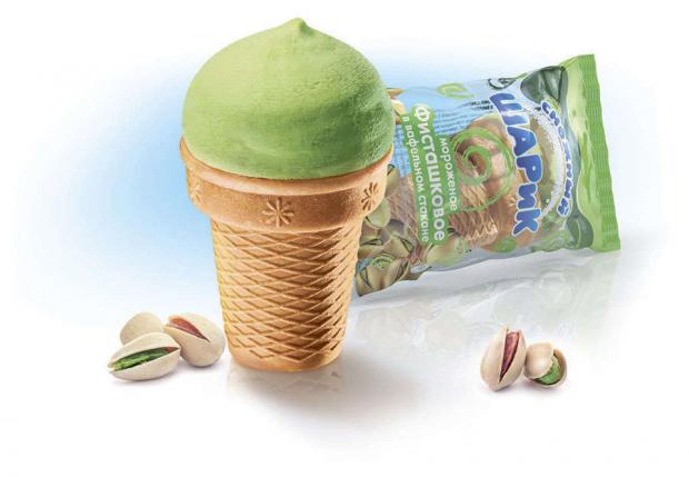 Мороженое снежный ШАРиК с ароматом фисташки 90 г 25₽