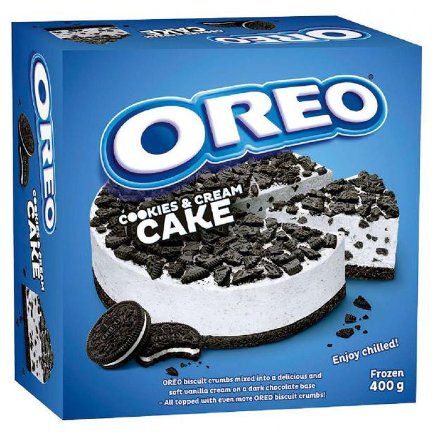 Торт Almondy Шоколадный с печеньем OREO со сливками, 400 г