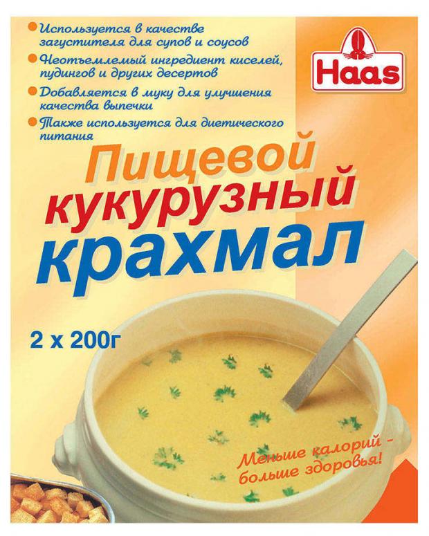 Крахмал Haas кукурузный, 400 г