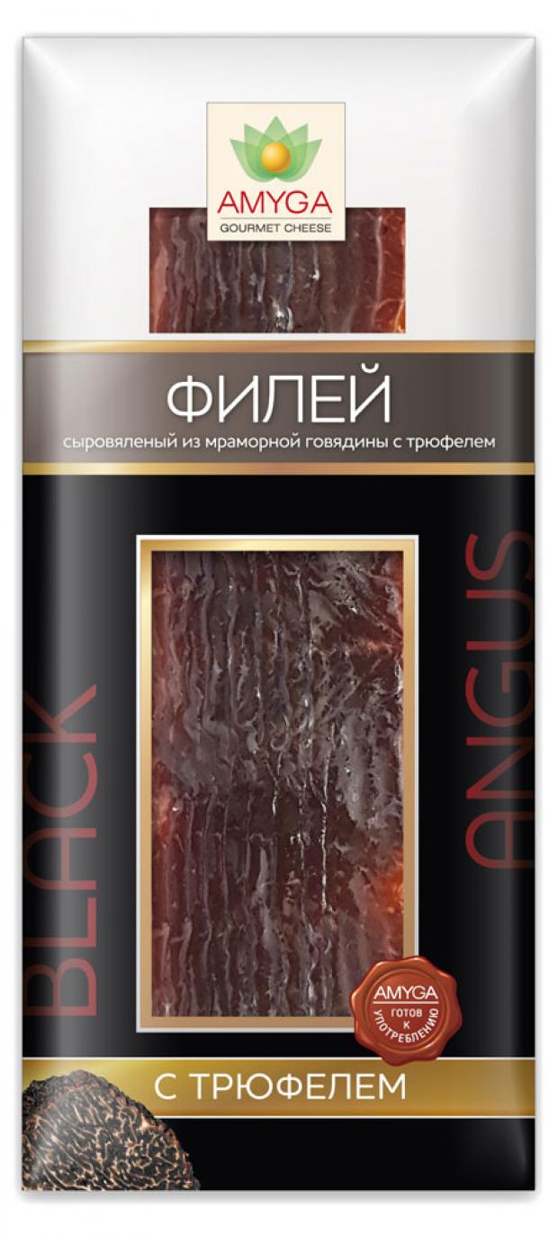 

Филей AMYGA из мраморной говядины с трюфелем сыровяленый, 100 г