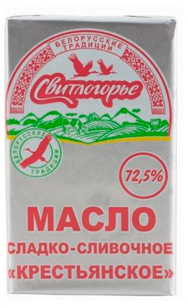 Масло сливочное «Свитлогорье» Крестьянское 72,5%, 180 г