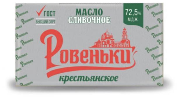 

Масло сливочное «Ровеньки» крестьянское 72,5%, 170 г
