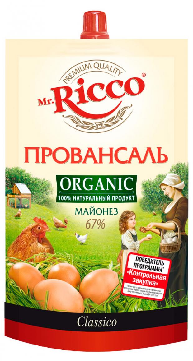 

Майонез Mr.Ricco ORGANIC Провансаль 67%, 220 мл