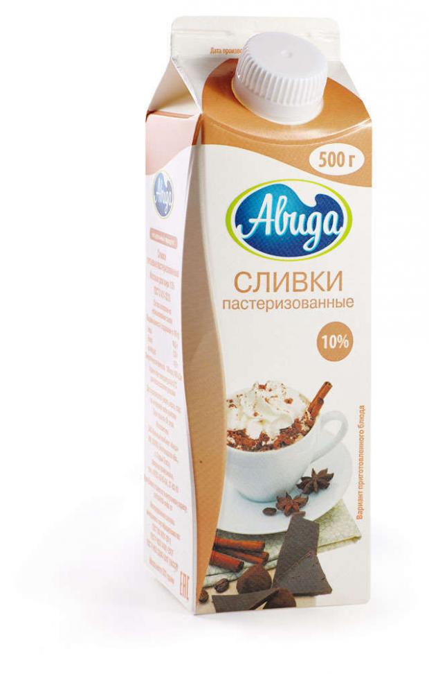 

Сливки пастеризованные «Авида» питьевые 10%, 500 г