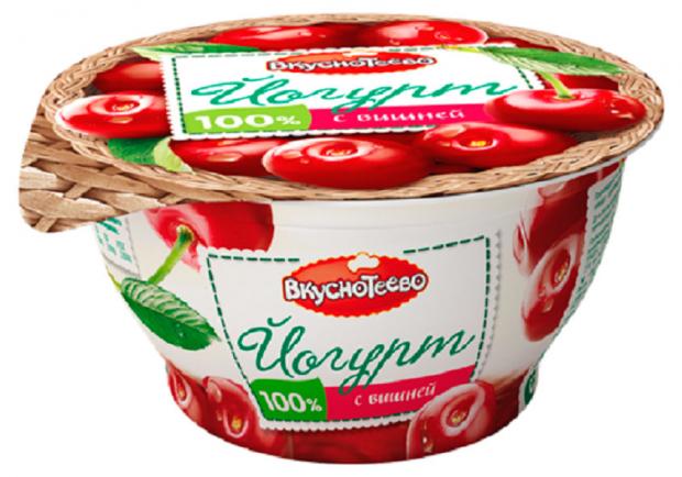 

Йогурт «Вкуснотеево» густой с вишней 3,2%, 140 г