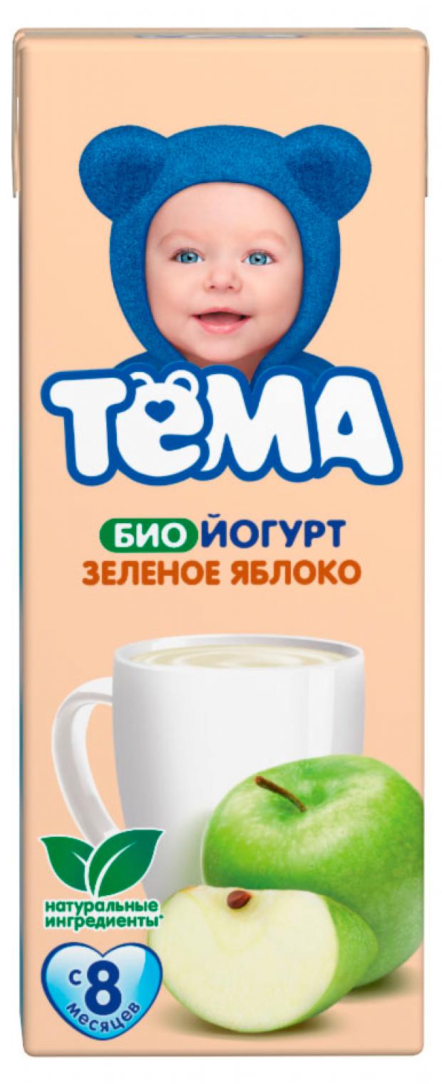 

Биойогурт «Тема» питьевой Зеленое яблоко 2,8%, 210 г