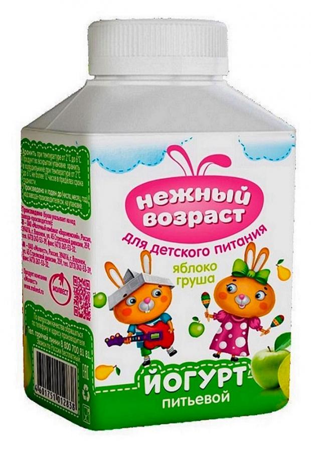 

Йогурт питьевой «Нежный возраст» яблоко-груша 1,5%, 200 г