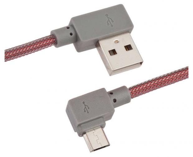 

USB кабель Liberty Project Micro USB Г-коннектор красный