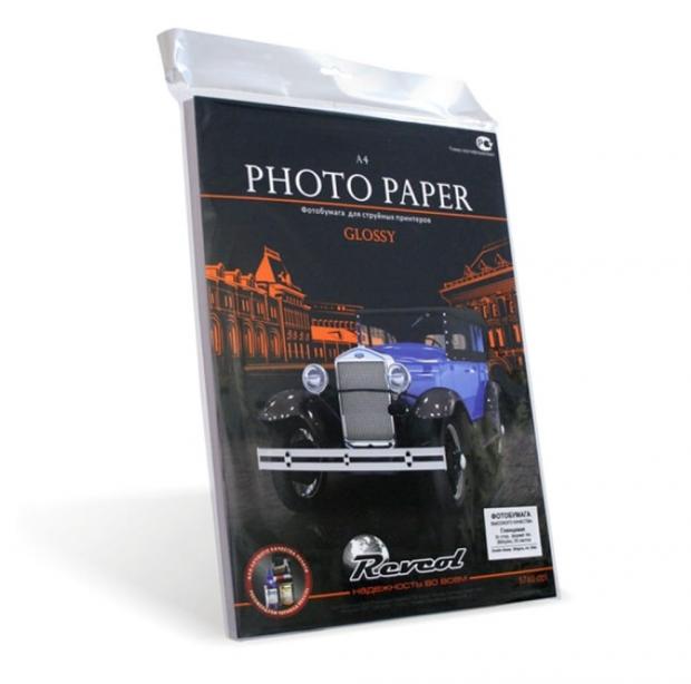 

Фотобумага Revcol А4 глянцевая 230 г/м2, 20 л