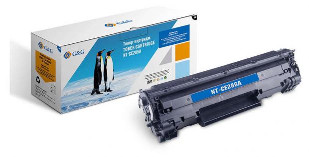 

Тонер-картридж лазерный G&G NT-CE285A черный, 1600 стр