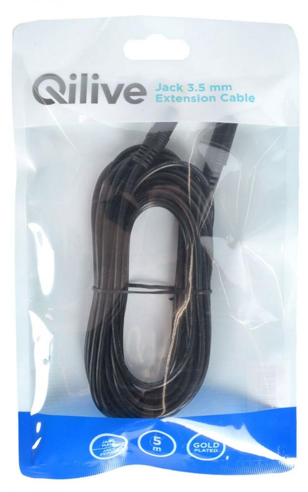

Кабель-удлинитель Qilive Jack 3,5 мм, 5 м