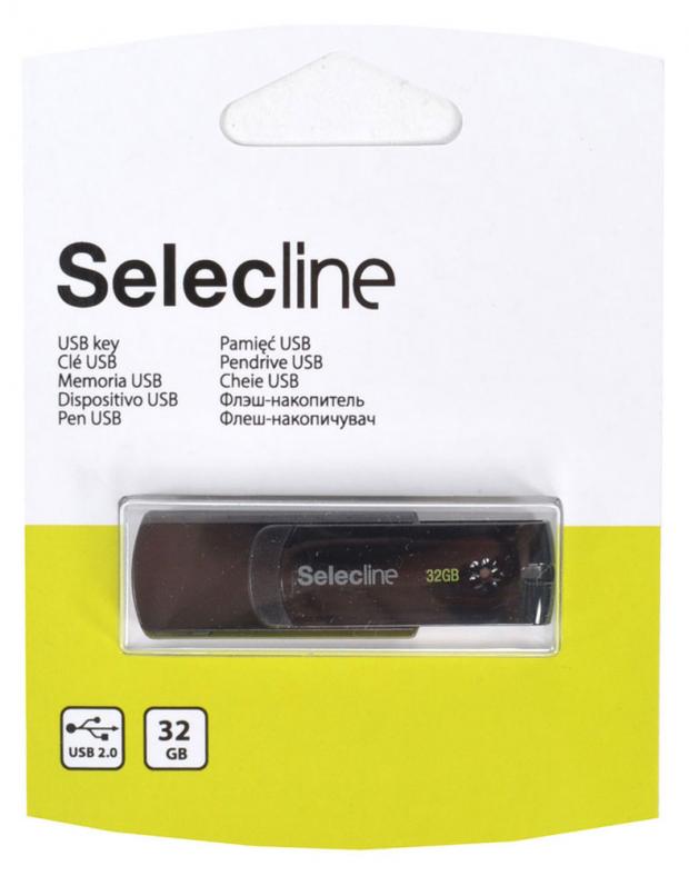 

Флеш-накопитель Selecline 32 GB черный