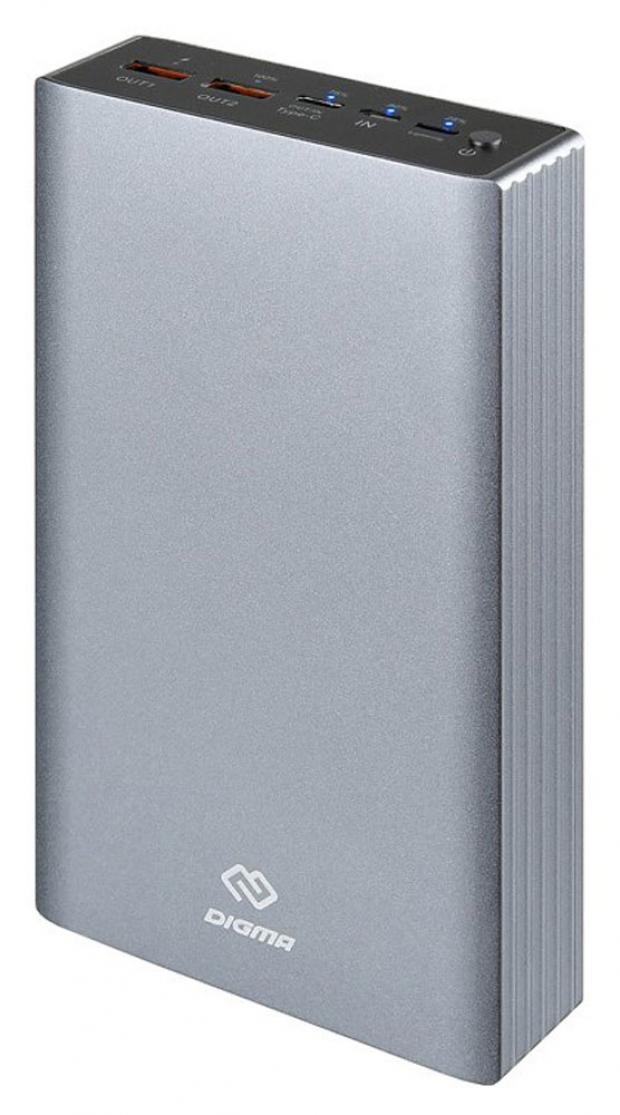 

Аккумулятор внешний Digma DG-PD-30000-SLV