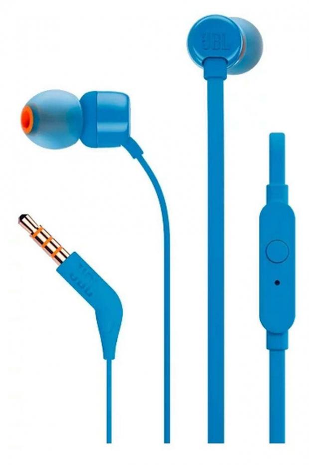 

Гарнитура JBL T110 синяя