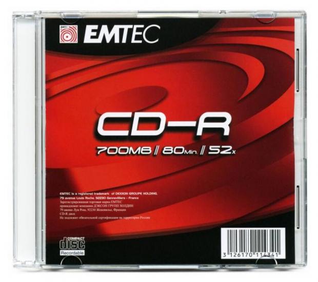 Диск CD-R VS 80 52X SL, 1 шт