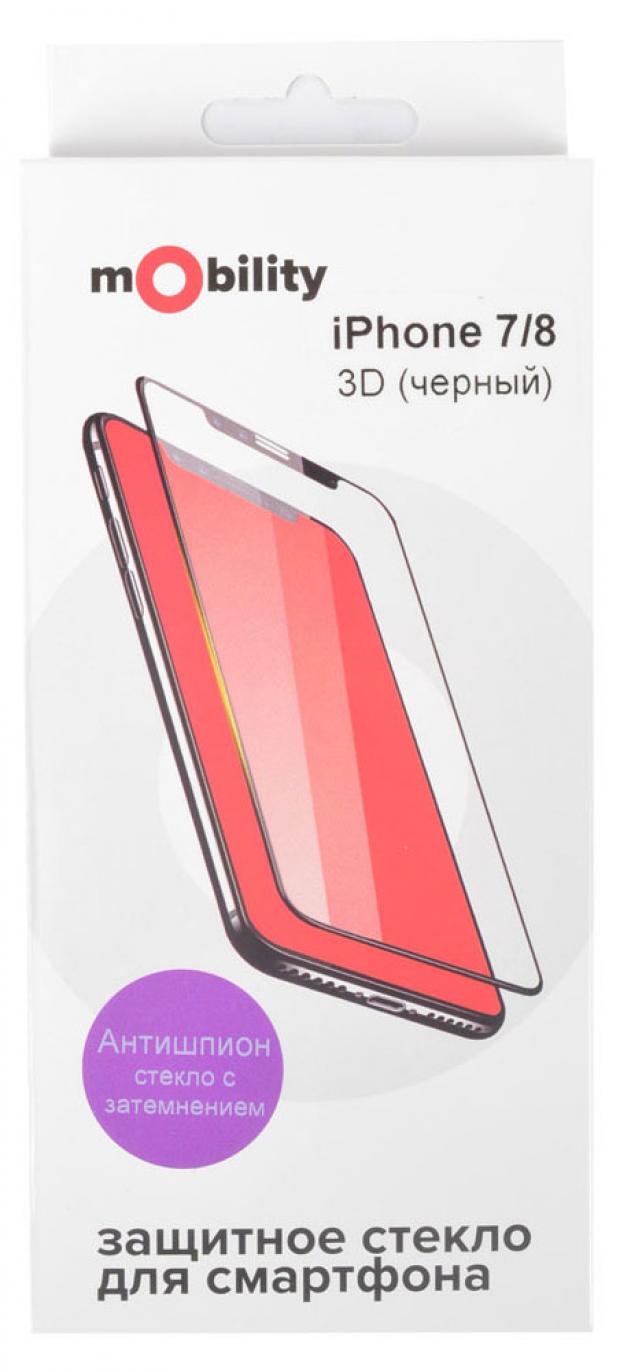 

Защитное стекло mObility для iPhone 7/8 3D черное