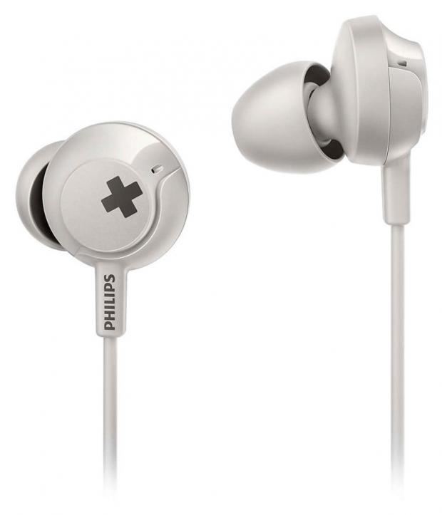

Наушники-вкладыши Philips SHE4305BK BASS+ белые