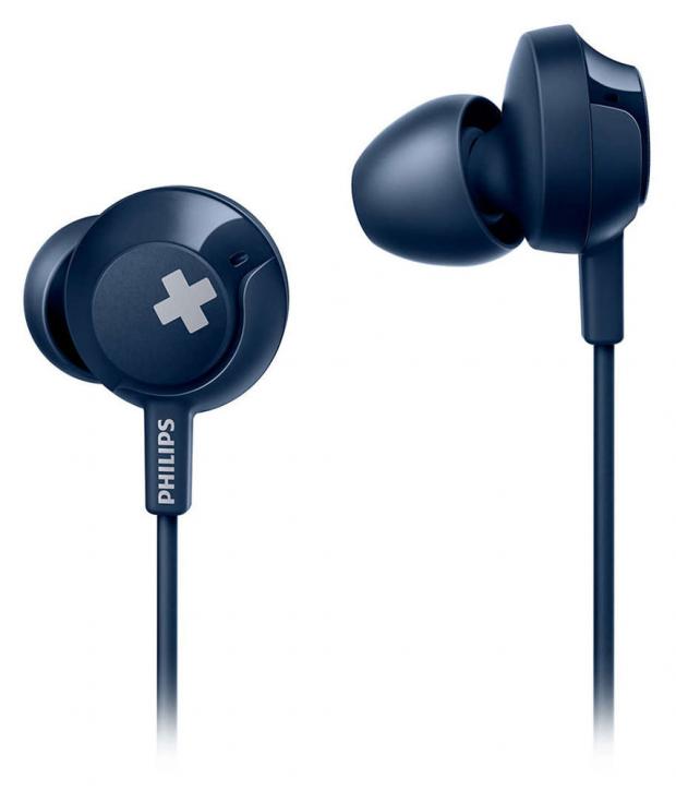 

Наушники-вкладыши Philips SHE4305BK BASS+ синие