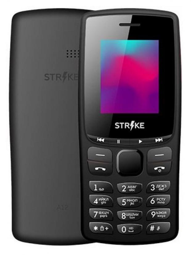 

Мобильный телефон Strike A12 черный