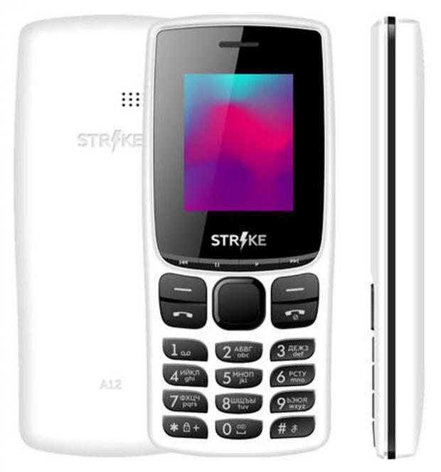 

Мобильный телефон Strike A12 белый