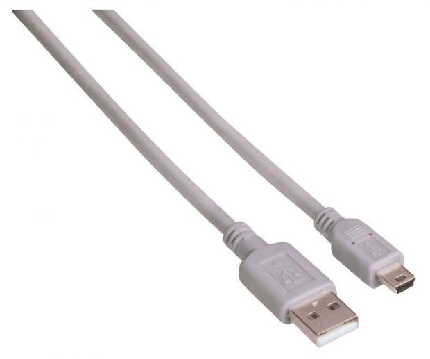 

Кабель Qilive USB - MiniUSB белый, 1,8 м