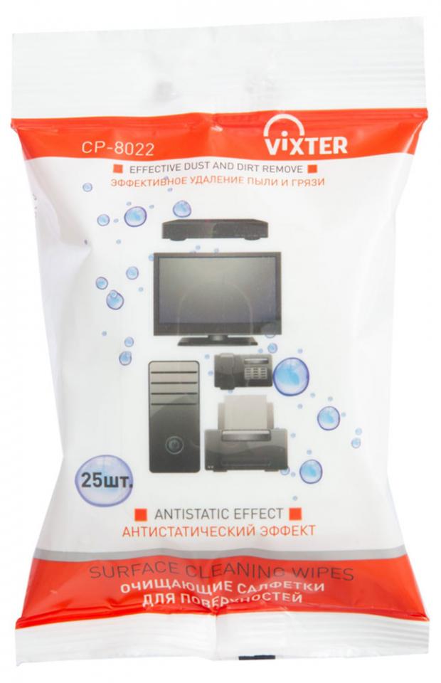 

Влажные салфетки Vixter CP-8022, 25 шт