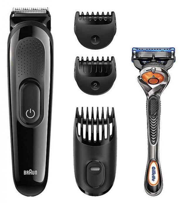 Машинка для стрижки Braun SK3000 + Бритва Gillette