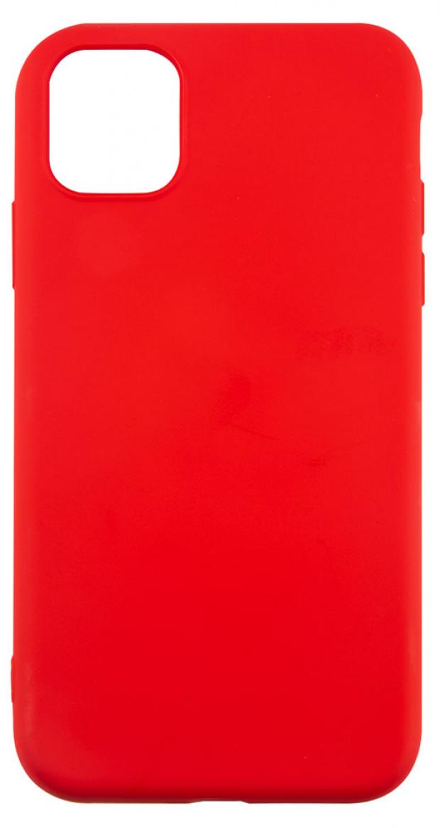 

Чехол mObility для iPhone 11 soft touch красный