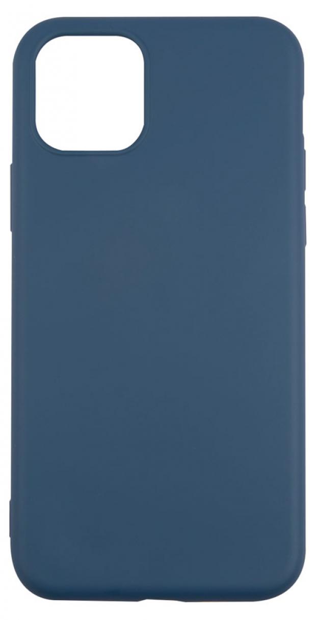 

Чехол mObility для iPhone 11 Pro soft touch синий
