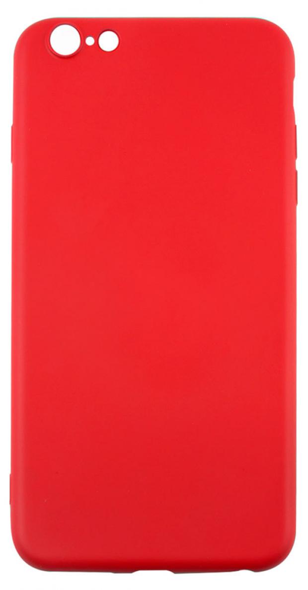 

Чехол mObility для iPhone 6/6S soft touch красный