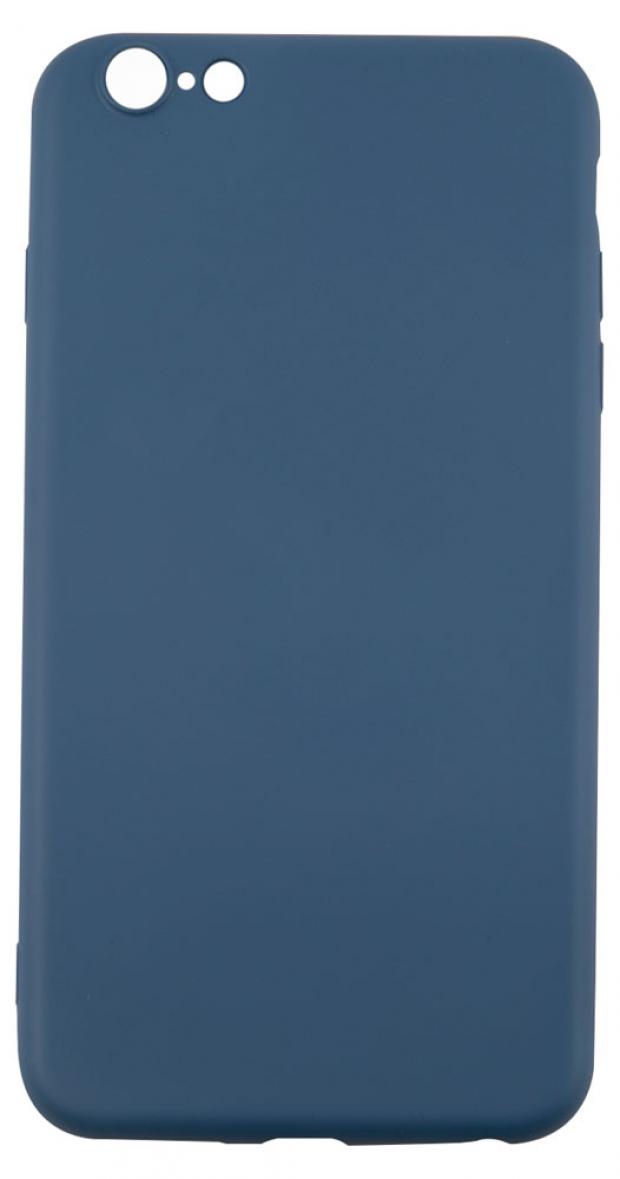 

Чехол mObility для iPhone 6/6S soft touch синий