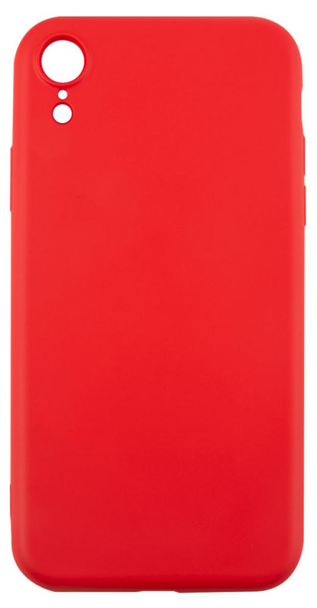 

Чехол mObility для iPhone XR soft touch красный