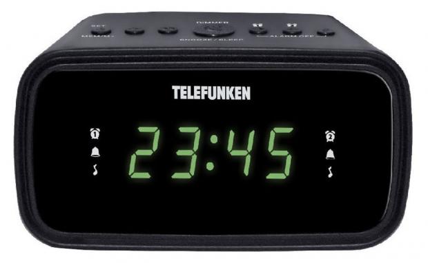 

Радиоприемник с часами Telefunken TF-1588 черный