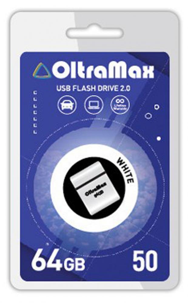

Флешка OltraMax 50 64GB белая