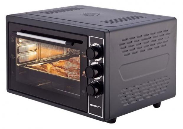 Мини-печь Kraft KF-MO 3800 BL черная 4000₽