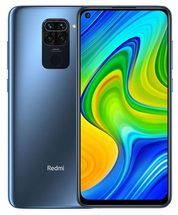 фото Смартфон redmi note 9 серый 3/64 гб