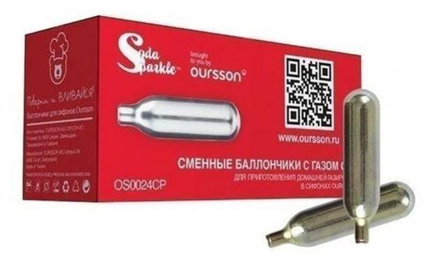 

Газовый баллон для сифона Oursson, 24 шт