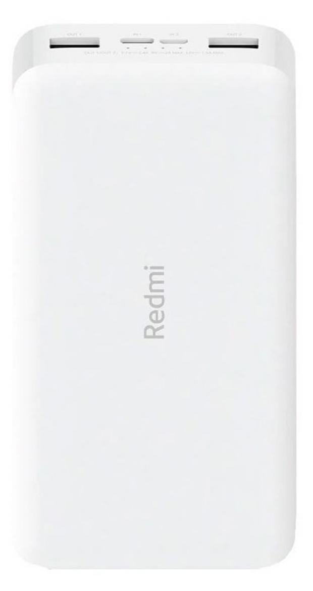 

Внешний аккумулятор Xiaomi Redmi Power Bank белый 10000mAh