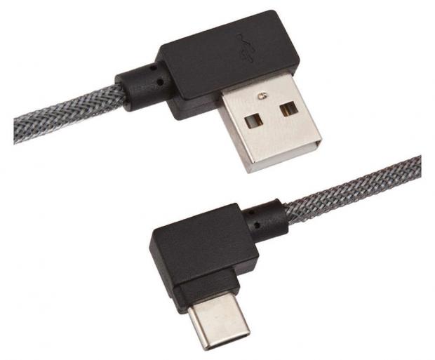 

USB кабель Liberty Project Type-C Г-коннектор черный