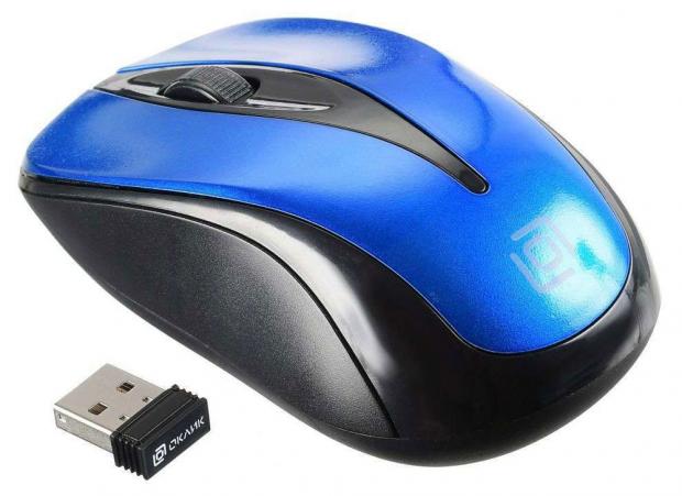 

Мышь беспроводная Oklick 675MW оптическая синяя
