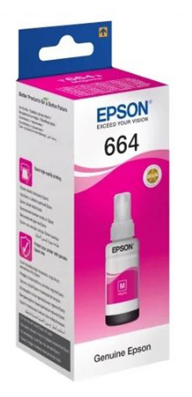 

Картридж Epson C13T66434A пурпурный
