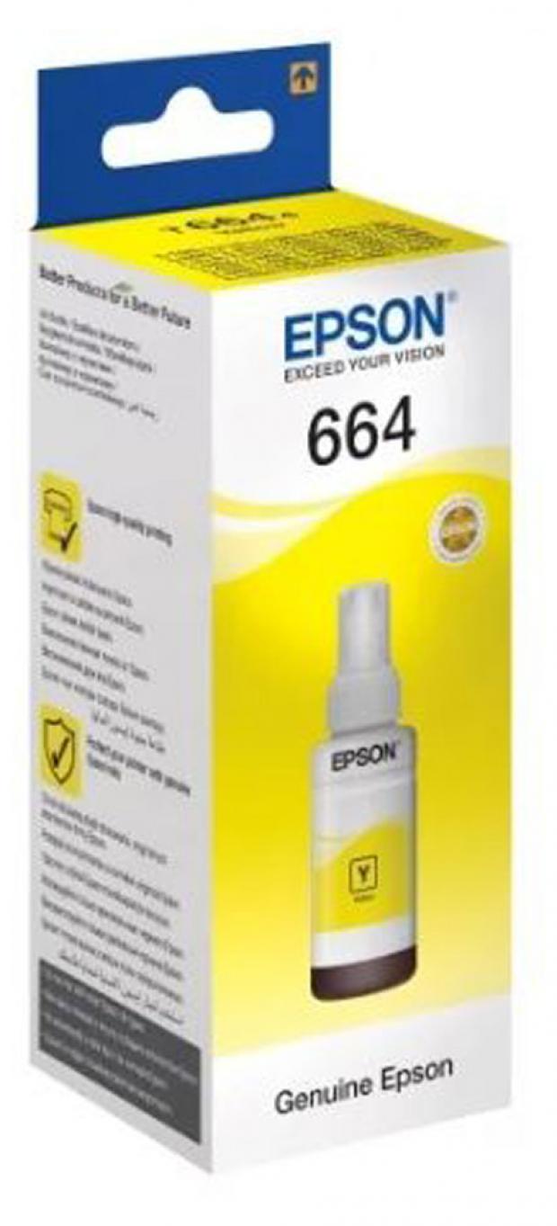 

Картридж Epson C13T66444A желтый