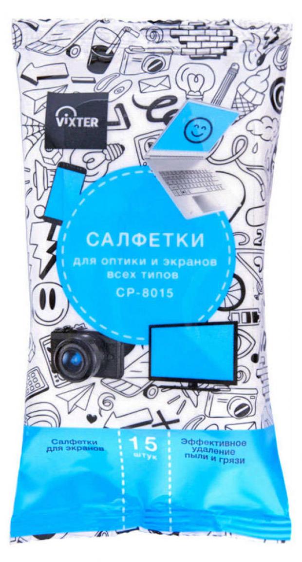 

Салфетки для оптики и экранов Vixter CP-8015, 15 шт